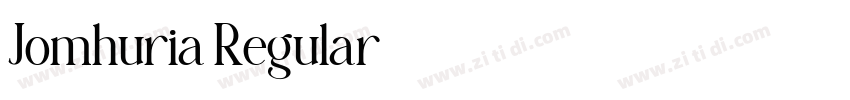 Jomhuria Regular字体转换